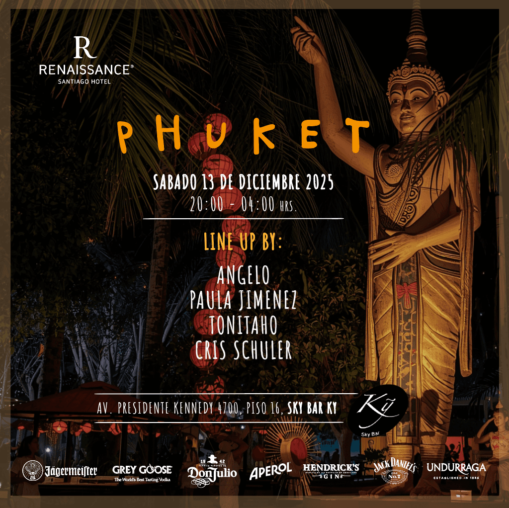 Phuket by Sky Bar Ky Renaissance Santiago Hotel Sábado 13 de Diciembre image}