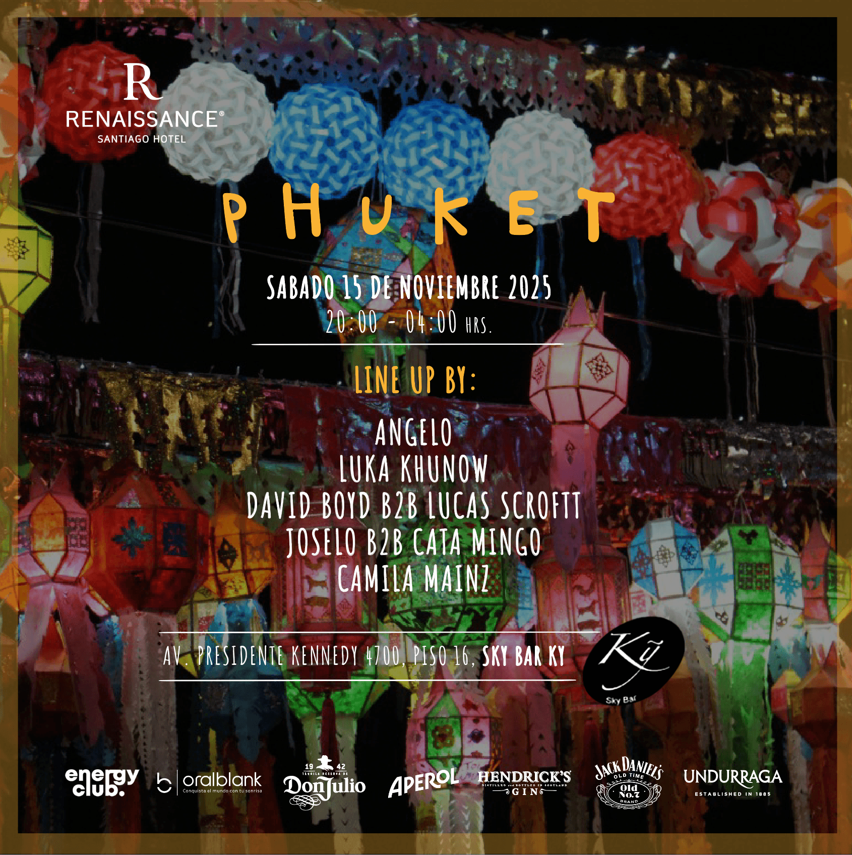 Phuket by Sky Bar Ky Renaissance Santiago Hotel Sábado 15 11 2025 image}