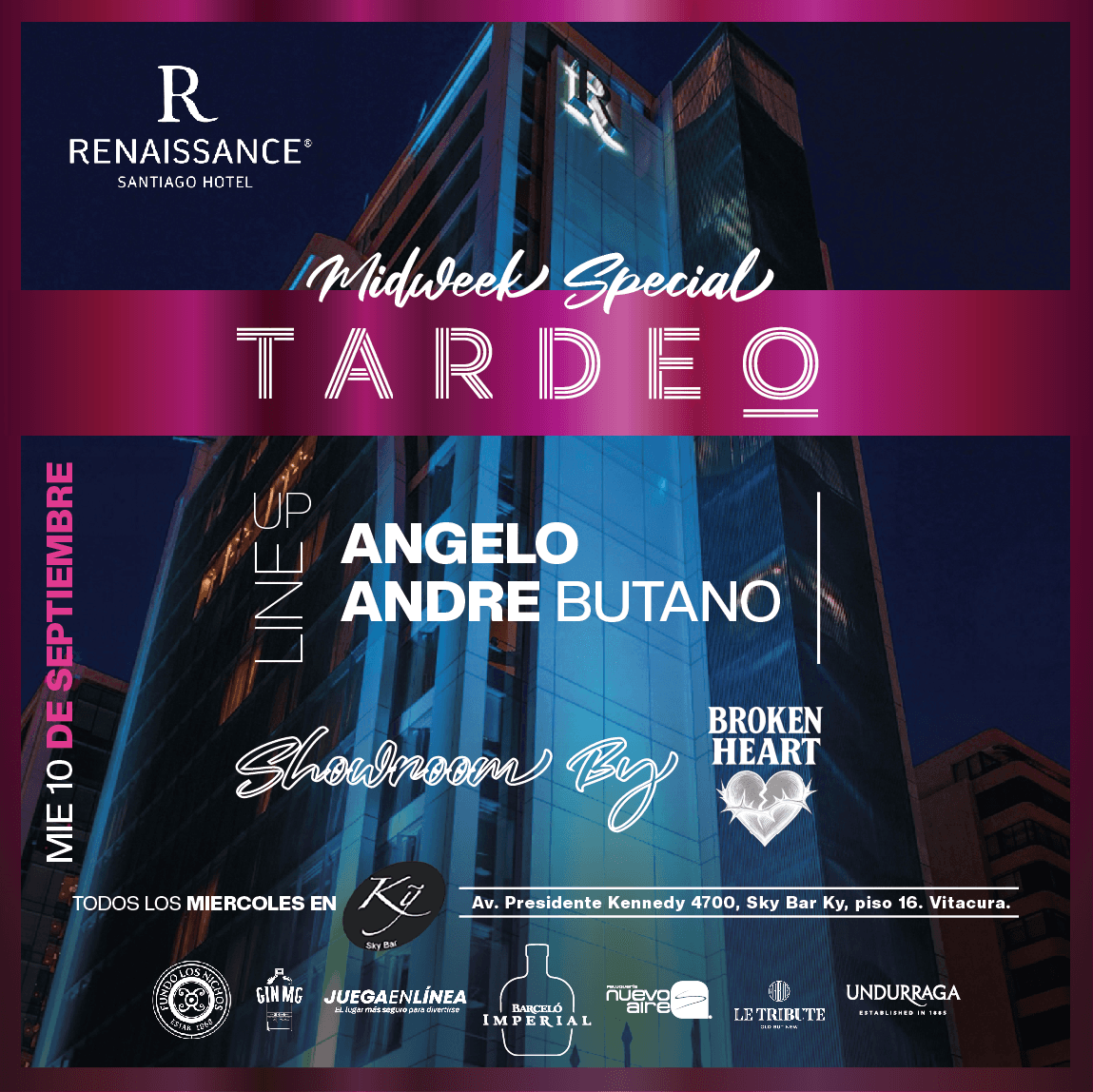 Tardeo by Sky Bar Renaissance Santiago Hotel image}