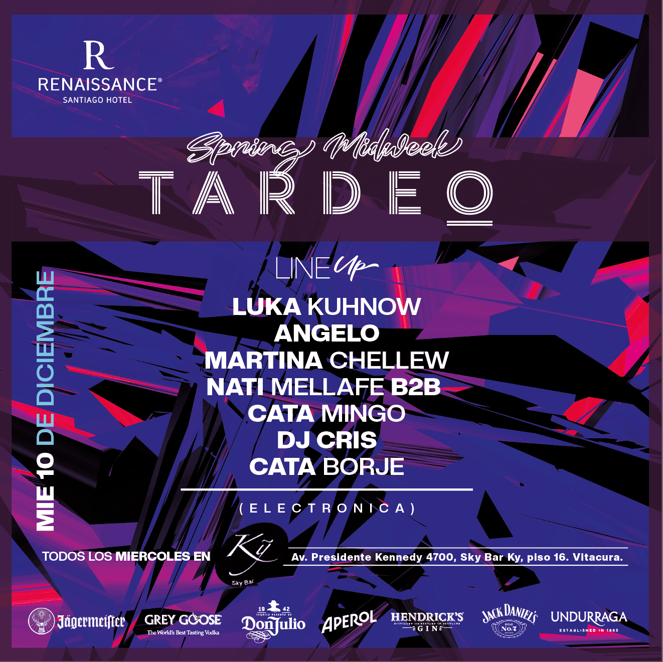 Tardeo by Sky Bar Renaissance Santiago Hotel 10 de Diciembre image}